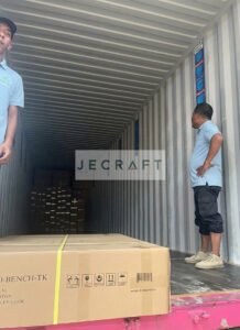 Shipment Europe Teak Furniture Container Shipment loading 02