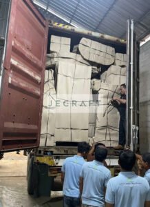 Teak Furniture Container Shipment Stuffing 02
