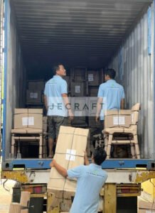 Teak Furniture Container Shipment
