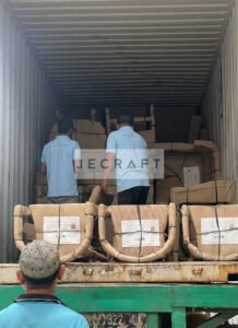 Shipment Europe Teak Furniture Container Shipment Stuffing 07